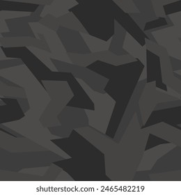Seamless geometric camouflage pattern. Abstract camo military texture. Print Vinyl and decal. Vector