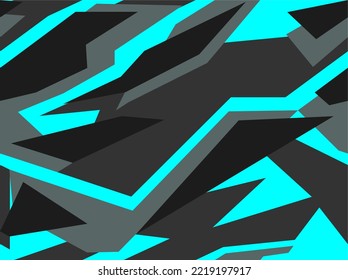 Seamless geometric camouflage pattern. Urban camo. Print on vinyl and decal. Vector illustration