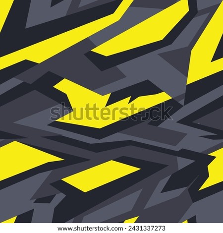 Seamless geometric camouflage pattern. Urban camo. Print on fabric,vinyl,decal. Vector illustration
