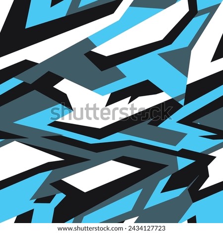 Seamless geometric camouflage pattern. Urban camo. Print on fabric,vinyl,decal. Vector illustration
