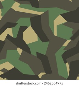 
Seamless geometric camouflage pattern. Vector illustration. Vinyl print and decal