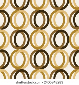 Seamless geometric chain pattern. Vector Illustration.