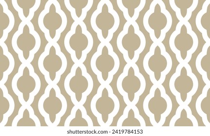 Seamless geometric chain pattern. Vector Illustration.