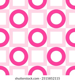 Seamless geometric chain pattern. Vector Illustration