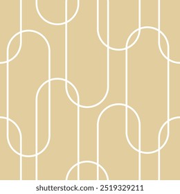 Seamless geometric chain pattern. Vector Illustration