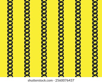 Seamless geometric chain pattern. Vector Illustration.