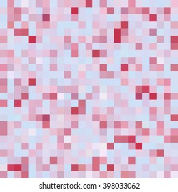 Seamless geometric checked pattern. Ideal for printing onto fabric and paper or decoration. Pink, purple, blue colors.   