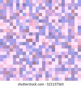 Seamless geometric checked pattern. Ideal for printing onto fabric and paper or decoration. Pink, purple, blue, white colors.   