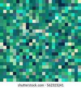 Seamless geometric checked pattern. Ideal for printing onto fabric and paper or decoration. Blue, green colors