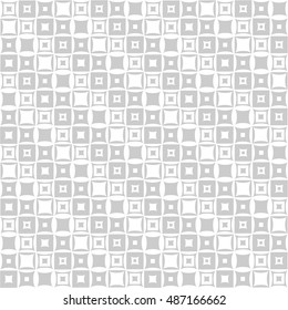 Seamless geometric checked pattern. Vector art.