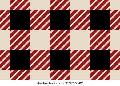 Seamless geometric checkered pattern. Vector Illustration.