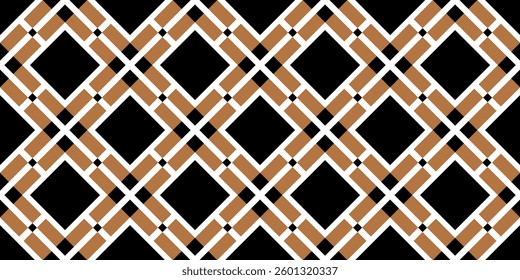 Seamless geometric checkered pattern. Vector Illustration.