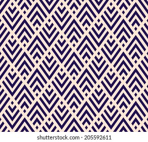 Seamless geometric chevron pattern background