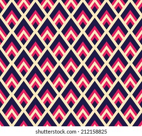 Seamless geometric chevron pattern background