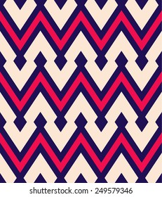 Seamless geometric chevron pattern background