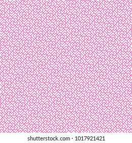 Seamless Geometric Chinese line pattern, vector