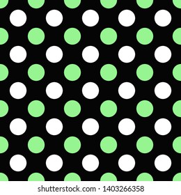 Seamless geometric circle pattern design background - colored vector graphic