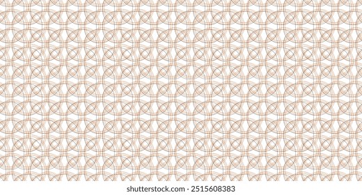 Seamless geometric circle pattern. Fall ethnic fashion design. Abstract autumn background. Vector illustration