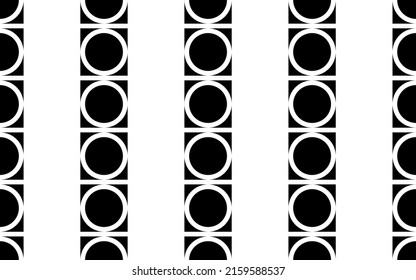 Seamless geometric circles pattern. Vector Illustration.