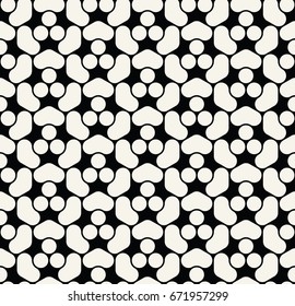 seamless geometric circles unique abstract pattern vector