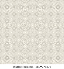 Seamless geometric circular pattern featuring an elegant arrangement of repeating circular shapes in dusty brown and white. This high-detail vector design is ideal for fabric, wallpaper, wrapping paper, textile prints, packaging, stationery, home décor, digital backgrounds, branding, and other creative projects. The seamless repeat ensures easy tiling for both print and digital applications. Available as a fully editable EPS vector file.