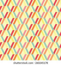 Seamless geometric colorful pattern