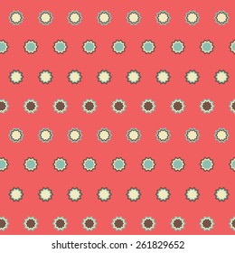 Seamless geometric colorful pattern