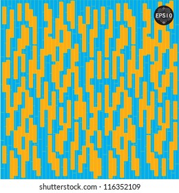 Seamless geometric colorful pattern, Vector