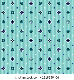 Seamless geometric colorful vector pattern. Ethnic ornament.