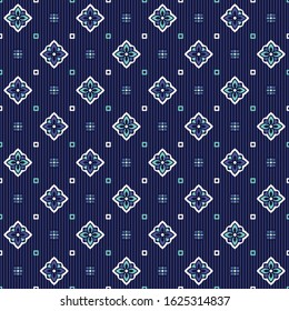 Seamless geometric colorful vector pattern. Ethnic ornament.