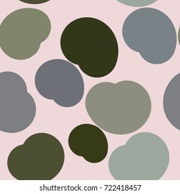 Seamless geometric Conceptual background circles or ellipses pattern for design. Vector illustration graphic.