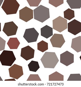 Seamless geometric Conceptual background hexagon pattern for design. Vector illustration graphic.
