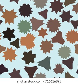 Seamless geometric Conceptual background star pattern for design. Vector illustration graphic.