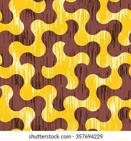 Seamless geometric curves vector background pattern tile