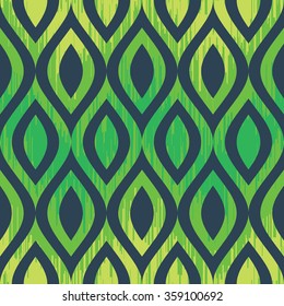 Seamless geometric curves vector background pattern tile
