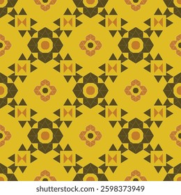 seamless  geometric damask pattern design for geometric fabric interior decoration wallpaper background ornament carpet print art wrapping ceramic tile phone wallpaper 