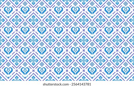Seamless geometric design pattern, fabric design, carpet, wallpaper, clothing, batik, fabric, vector, illustration, embroidery.