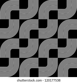 Diseño geométrico impecable. Arte vectorial.