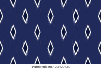 Nahtloses geometrisches Design. Tapeten, Textilien und Stoffe mit farbigem weißem und beigem Design auf blauem Hintergrund. Grauer Hintergrund mit schwarz-weißem Design.