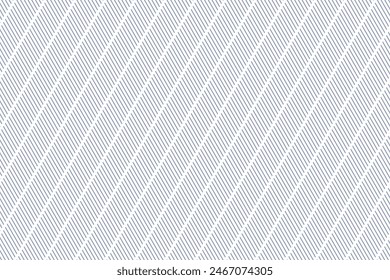 Seamless Geometric Diagonal Striped Lines Pattern. Vector Art.