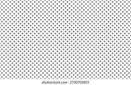 Seamless Geometric Diamond Mesh Pattern Background Vector Small Gray Rhombus Grid Texture Illustration Design