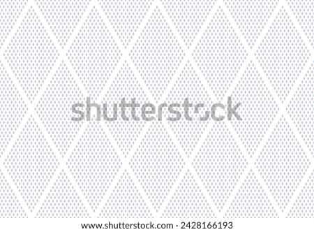 Seamless Geometric Diamonds Pattern. Dots Texture. Vector Art.