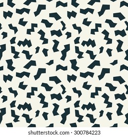 Seamless geometric doodle pattern with abstract polygons 2