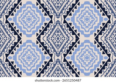 Seamless geometric and doodles line, traditional ikat pattern with earthy tones in geometric and tribal-inspired design. Ideal for textiles, wallpapers, and ethnic-themed projects.