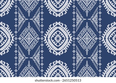 Seamless geometric and doodles line, traditional ikat pattern with earthy tones in geometric and tribal-inspired design. Ideal for textiles, wallpapers, and ethnic-themed projects.