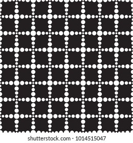 Seamless geometric dot stream line square pattern background