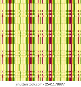A seamless geometric ethnic design folk art with abstract . Ideal for textiles scarves wrapping paper and décor. it showcases traditional handmade weaving techniques in vector illustration.