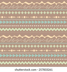 Seamless geometric ethnic pattern 1