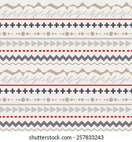 Seamless geometric ethnic pattern 2