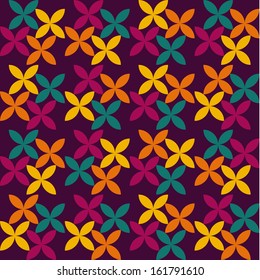 Seamless geometric Ethnic pattern background